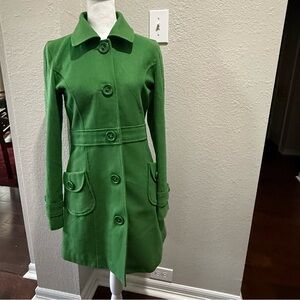 Tulle - Green Women's Coat.